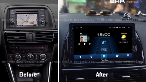 Màn hình DVD Android liền camera 360 xe Mazda CX5 2013 - 2016 | Oled Pro X5S 